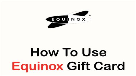 equinox gift card balance